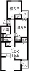 パークグレイスA棟の物件間取画像